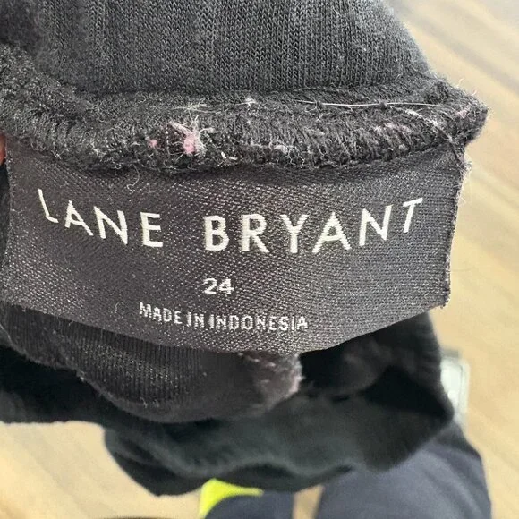 Lane Bryant Journey Knit Pull-On Jogger | Black | 24 - Picture 9 of 10